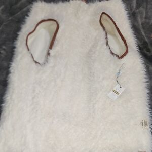 Simply Southern White Furry Vest